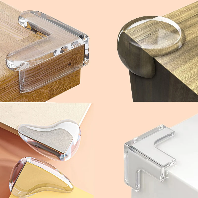 Furniture Hardware Manufacturer - 10 Pezzi Protezioni Angolari Trasparenti Antiurto